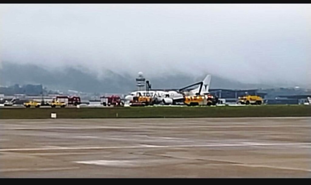 Incendio-no-Boeing-737-400F-da-Total-Cargo-em-GRU