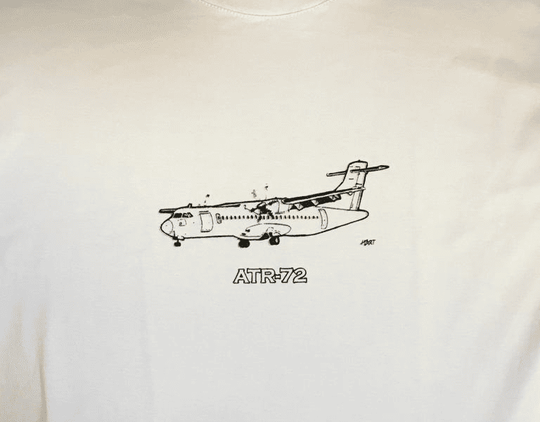 Camisetas com desenhos feito a mão Tema Aeronaves