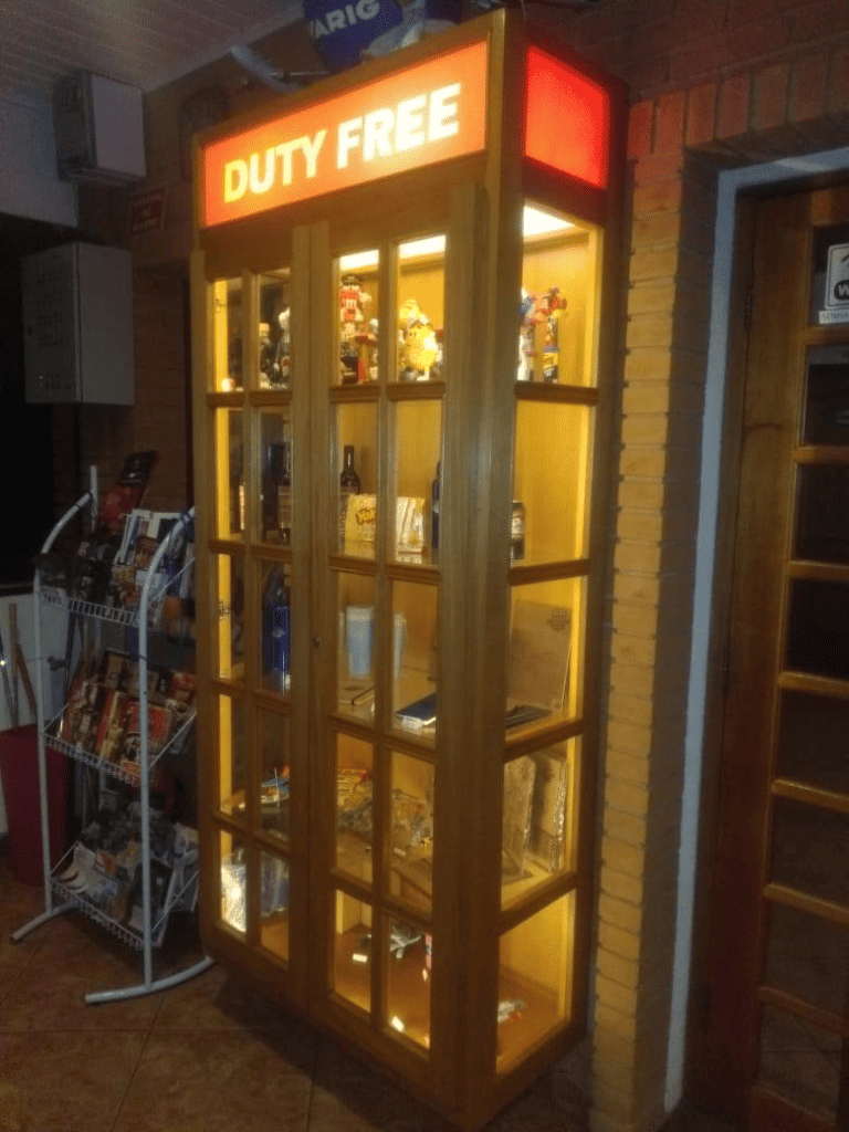 Cabine Telefone Duty Free