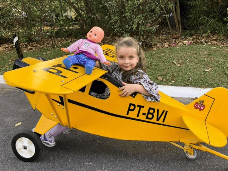 Aluguel Avião Pedalinho Infantil