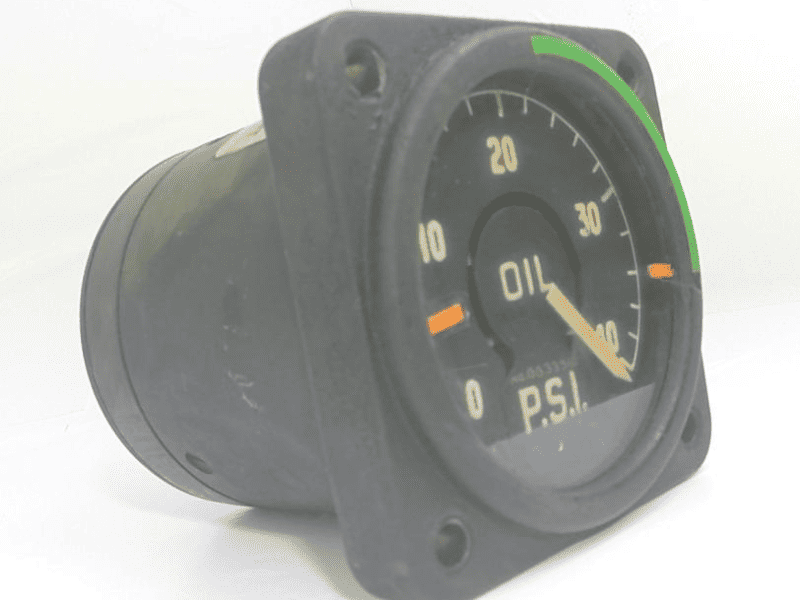 Instrumento Medidor de Pressão de Oléo Motor Avião a Jato