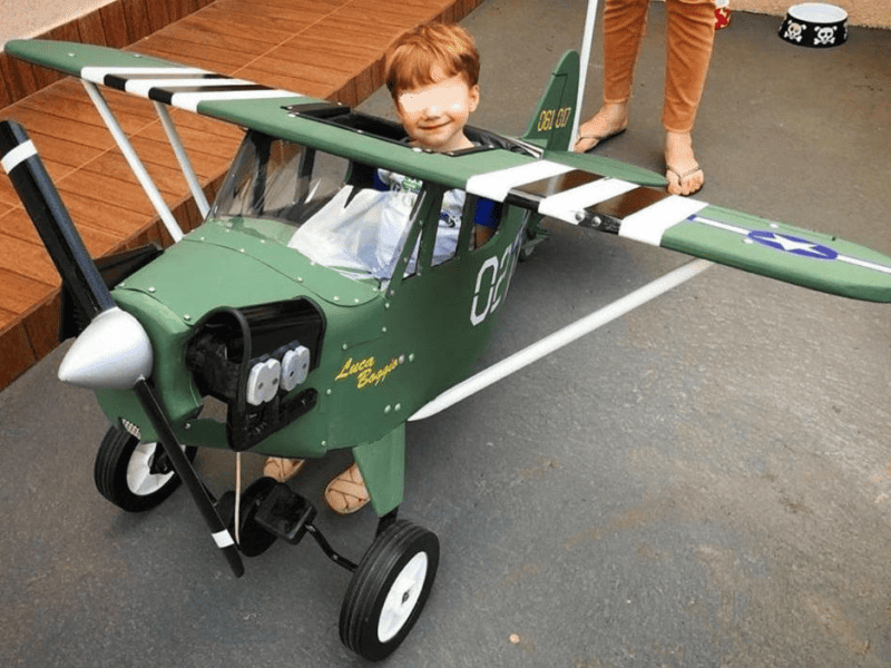 Avião Infantil Réplica Pedalinho