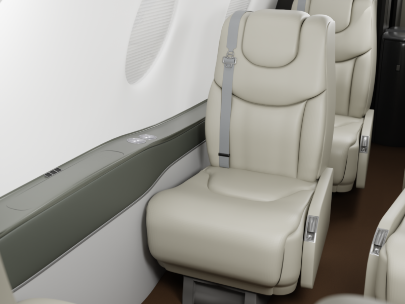 Serviço de Modelagem 3D para Visualização de Adesivos Personalizados em Aeronaves