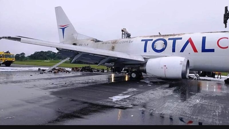 Incendio-no-Boeing-737-400F-da-Total-Cargo-em-GRU