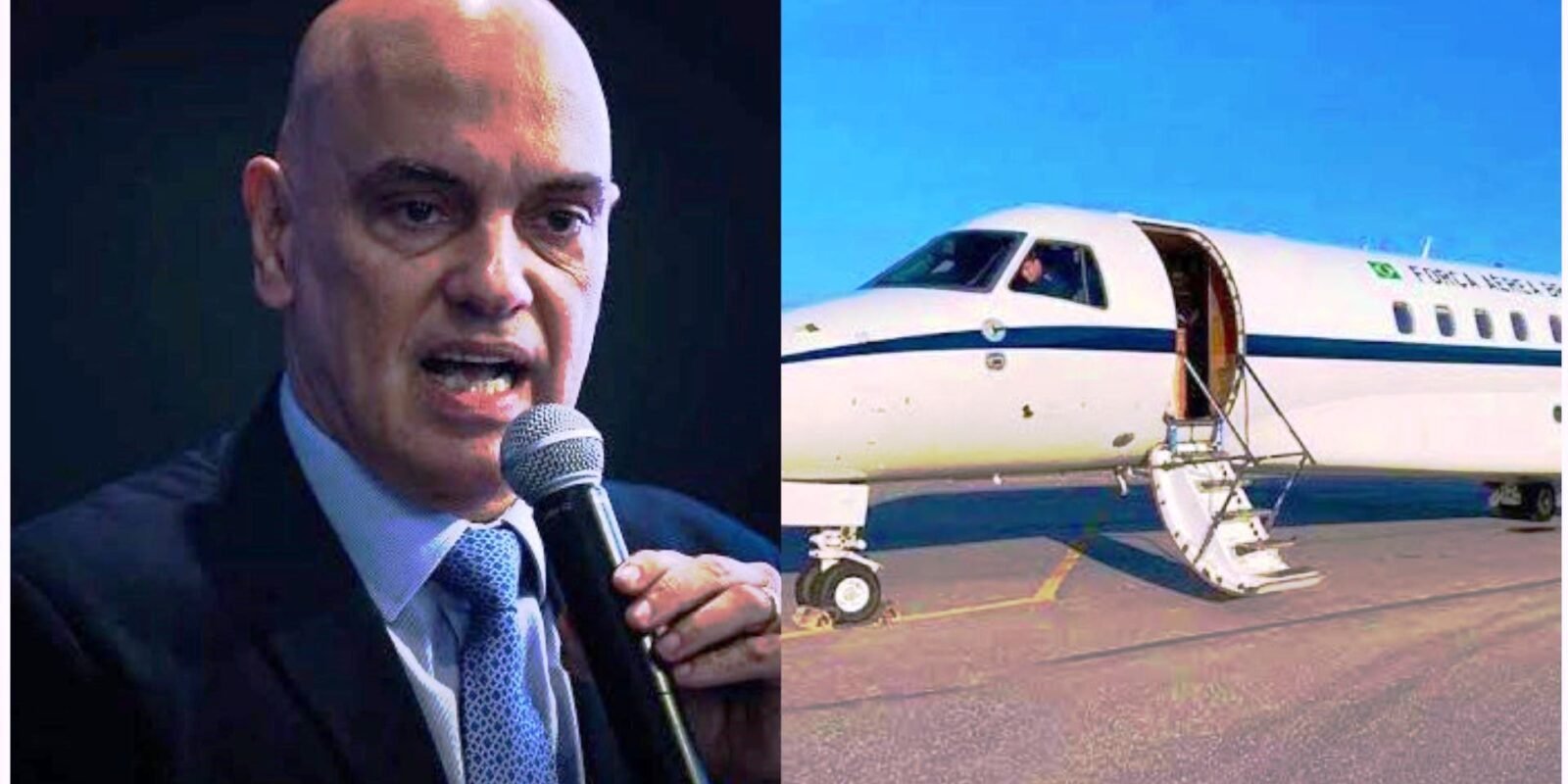 Aviao-da-FAB-sendo-utilizado-para-atividade-particular-de-lazer.
