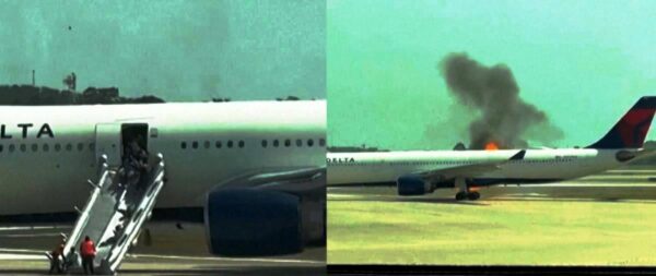Incendio-em-motor-de-aviao-da-Delta-Airlines-em-Orlando