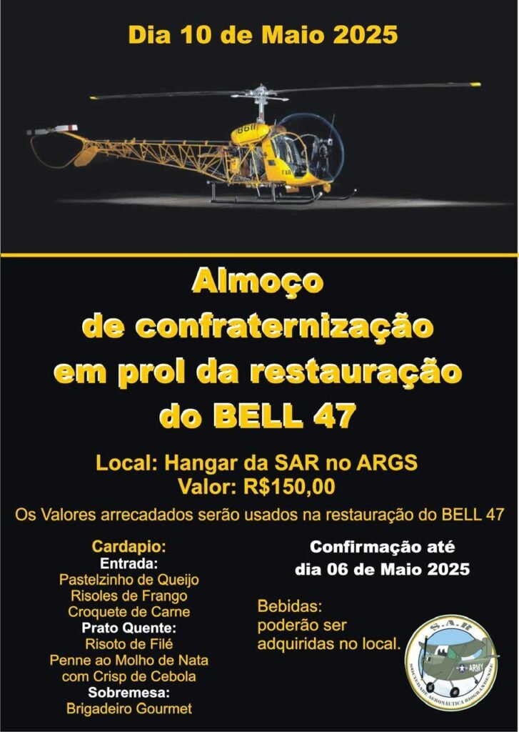 Sociedade Aeronáutica Riograndense SAR_Bell 47
