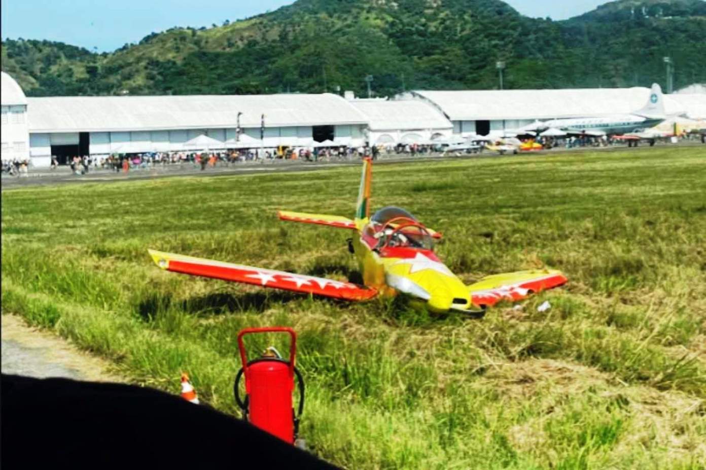 Aviao-RV-8-do-Cmte-Ferrari-acidentado-durante-evento-aereo-no-MUSAL-2025