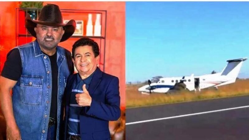 Aviao-sai-da-Pista-com-os-cantores-Rio-Negro-e-Solimoes