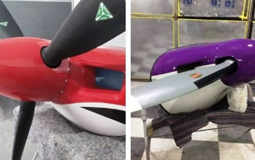 Helice-Bipa-ou-Tripa-com-Spinner-e-entrada-de-ar-do-motor-Replica