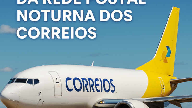 ANAC Libera os voos da Rede Postal Noturna dos Correios