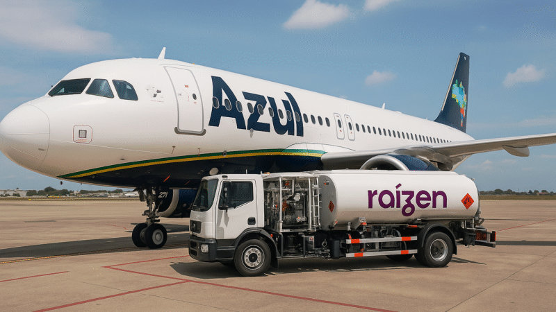 Azul tenta barrar corte de combustível por parte da RAIZEN