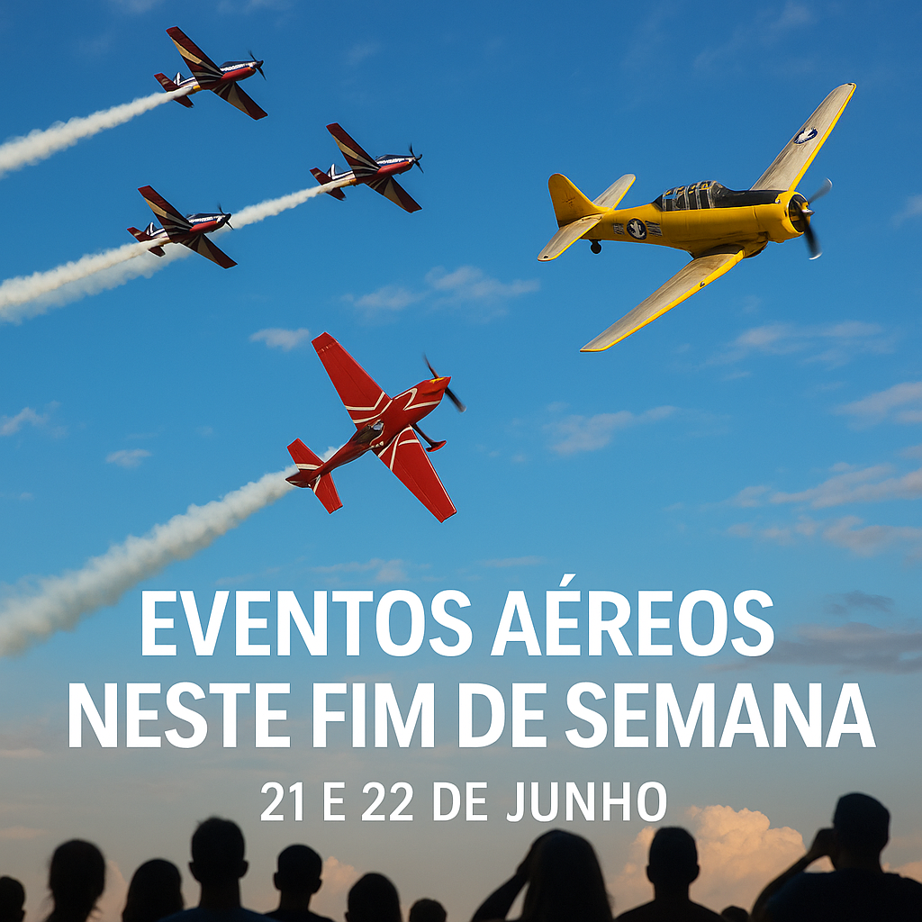 Eventos Aéreos nesse final de semana 21 22 junho 2025