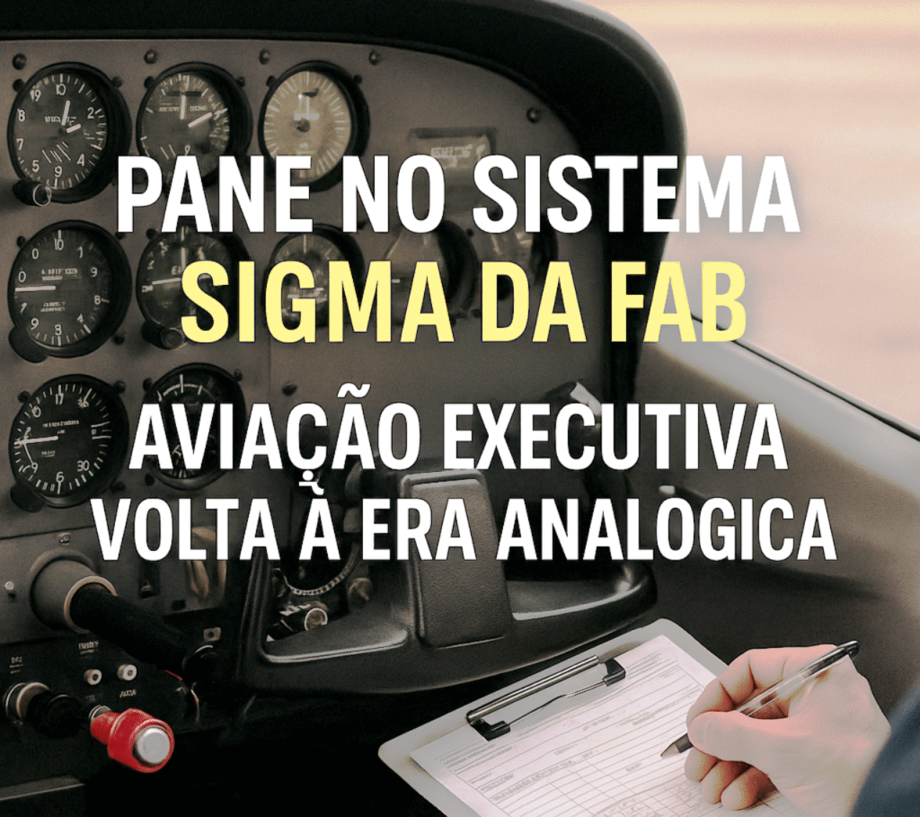 Pane no sistema Sigma da FAB obriga aviação executiva a retornar aos planos de voo manuais com formulários em papel