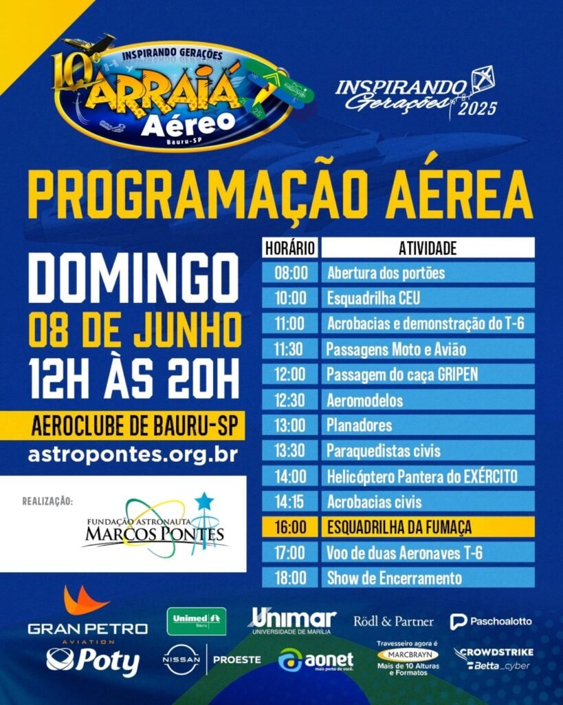 Programacao-do-Dia-07-das-apresentacoes-e-horarios-do-10o-Arraia-Aerea-2025