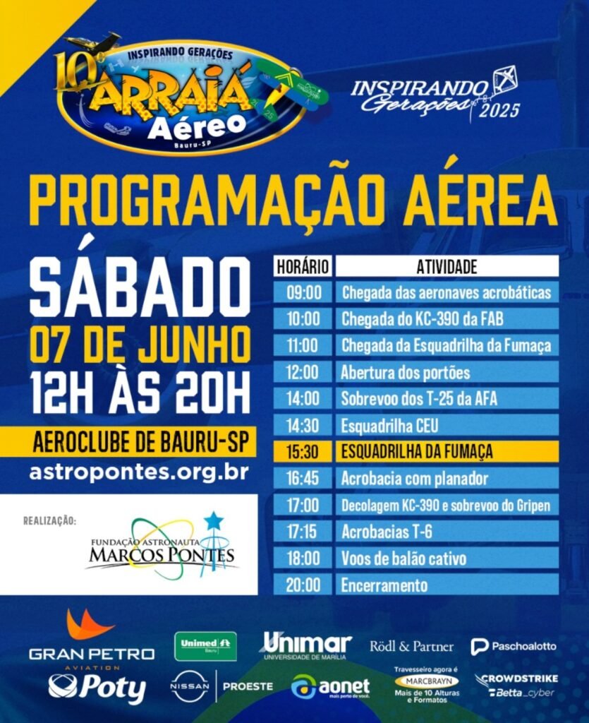 Programacao-do-Dia-08-das-apresentacoes-e-horarios-do-10o-Arraia-Aerea-2025.