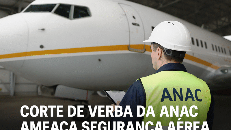 ANAC tem corte de verba que pode afetuar sua atuação no setor aeronáutico