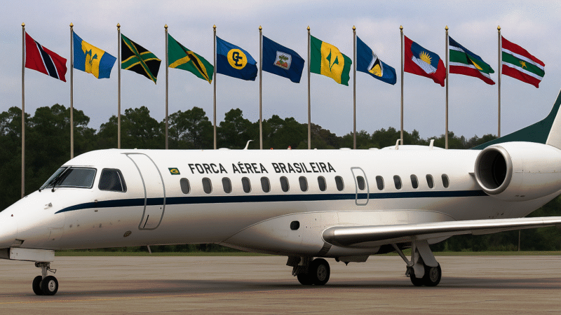 Avião da FAB busca delegação no Caribe_Imagem Ilustrativa