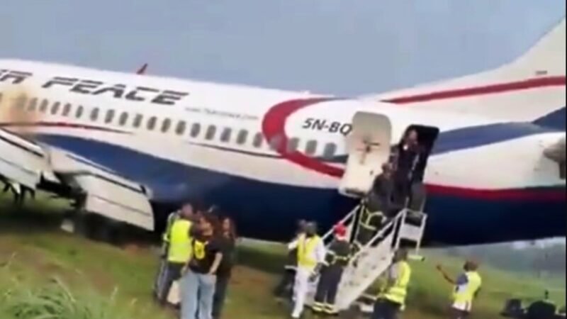 Boeing-737-300-da-Air-Peace-vara-a-pista-ao-pousar-na-Nigeria