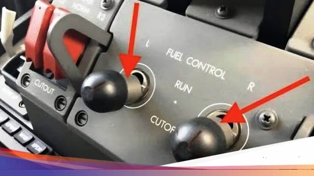 Switches do Controle de Combustível do Boeing 787 Dreamliner