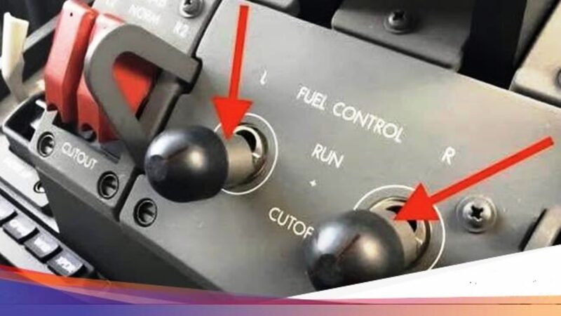 Switches do Controle de Combustível do Boeing 787 Dreamliner