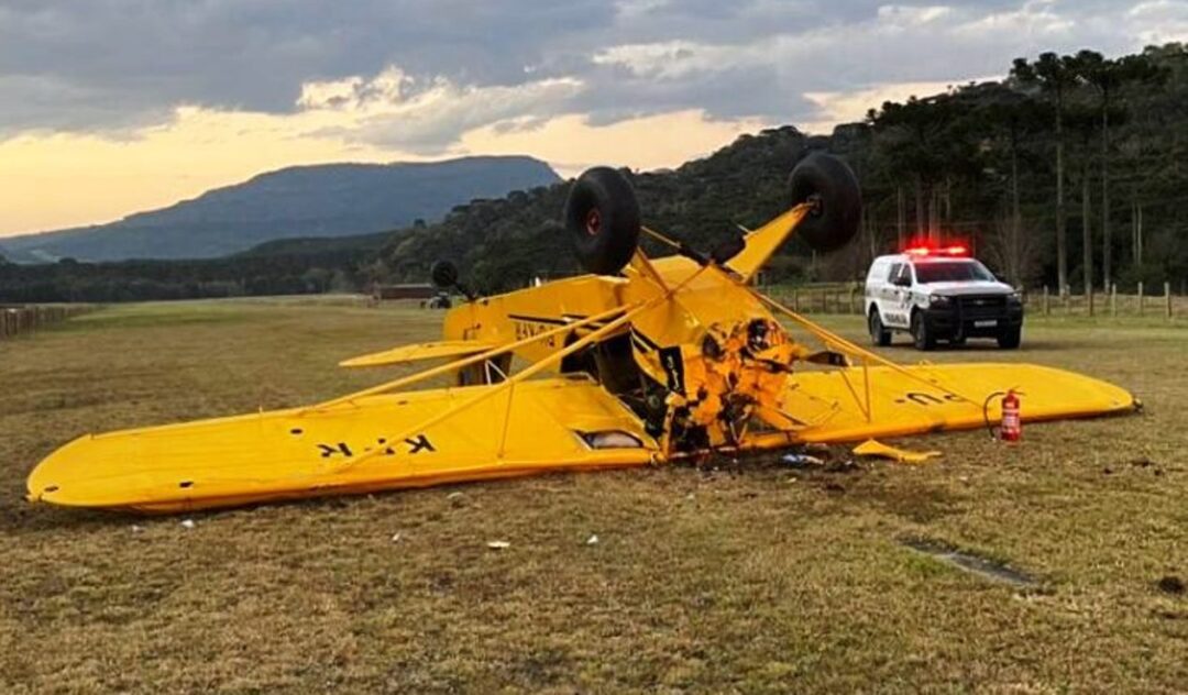 Acidente-com-aviao-PU-KFR-Savage-Cub-em-SC