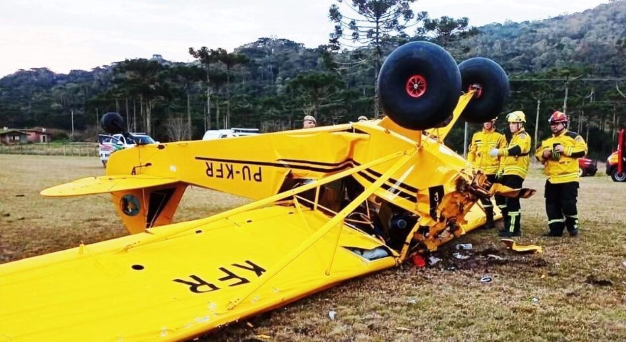 Acidente-com-aviao-PU-KFR-Savage-Cub-em-SC