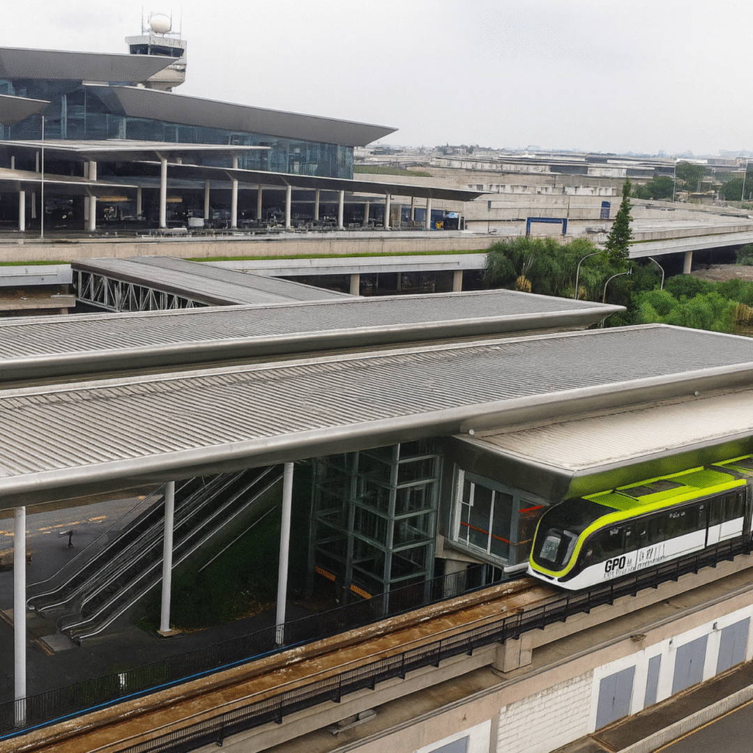 Aeromovel no Aeroporto de Guarulhos_Imagem Ilustrativa