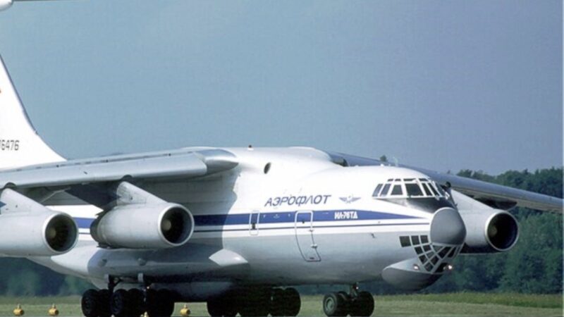 Avião Ilyushin Il-76TD, operado pela Aviacon Zitotrans_Imagem Divulgação