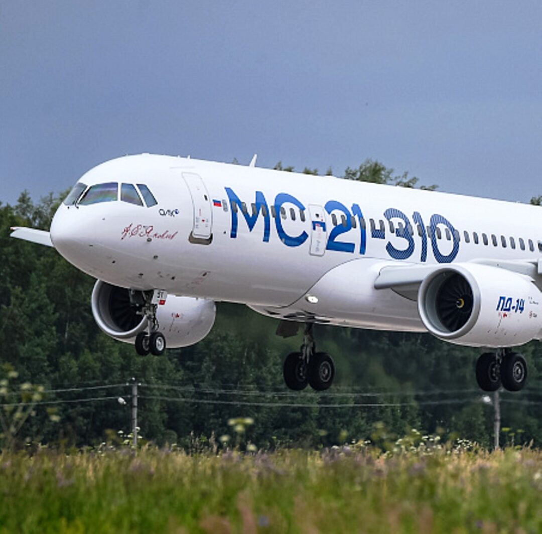 Avião MC 21 310 novo concorrente da EMBRAER