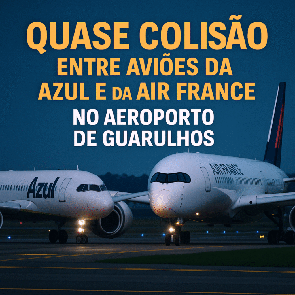 Aviao da Air France e Azul quase colidem em GRU_Imagem meramente ilustrativa