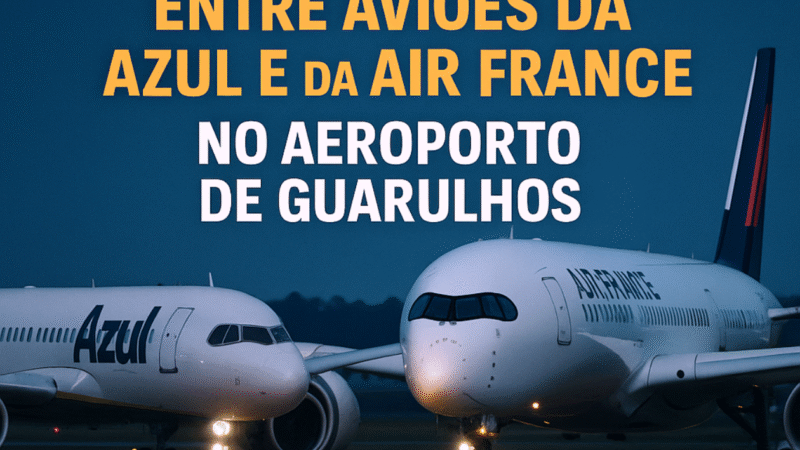 Aviao da Air France e Azul quase colidem em GRU_Imagem meramente ilustrativa