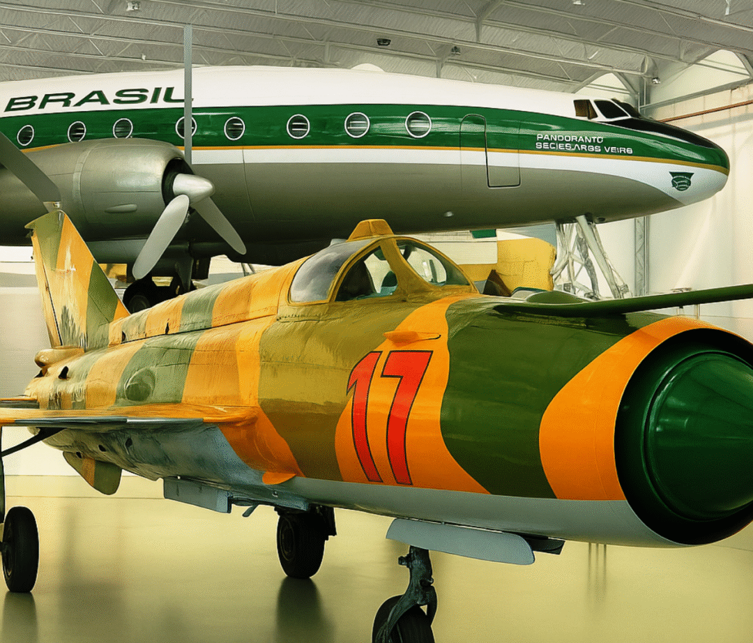 Aviões MIG e Constellation que virão para o Museu Aeroespacial Paulista MAPA