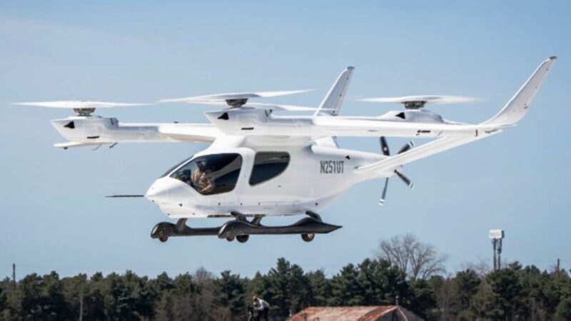 Carro Voador da BETA Tecnologie que será representado pela Líder Taxi Aviação
