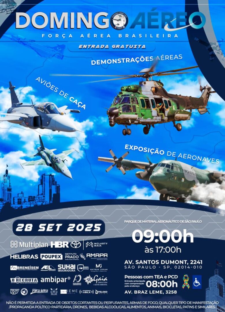 Domingo Aéreo no PAMA SP_Foto Divulgação