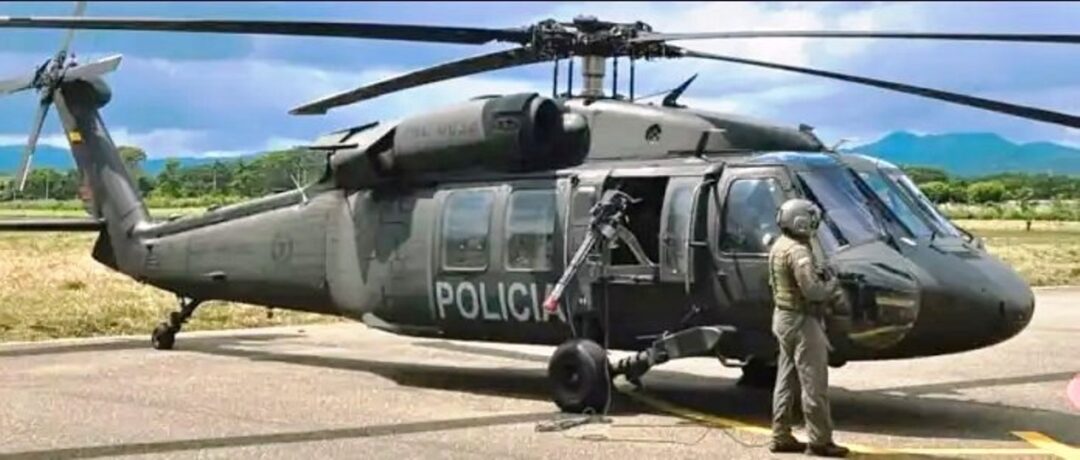 FARC abate helicóptero Black Hawk da Polícia Nacional da Colombia