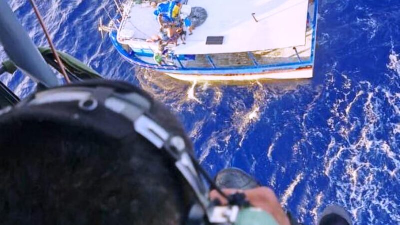 Força Aérea Brasileria resgata pescador em alto mar_Imagem FAB