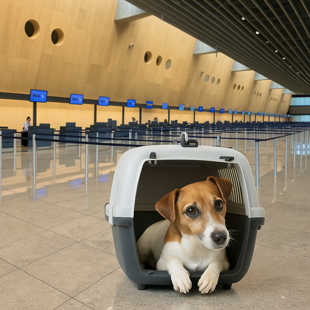 homem abandonou pet em aeroporto, abandono de animais, maus-tratos contra animais, prisão em aeroporto, Polícia Federal, Brasília, Florianópolis, tutela responsável, lei de crimes ambientais, DRCA, DPTUR, abandono de pets em viagens