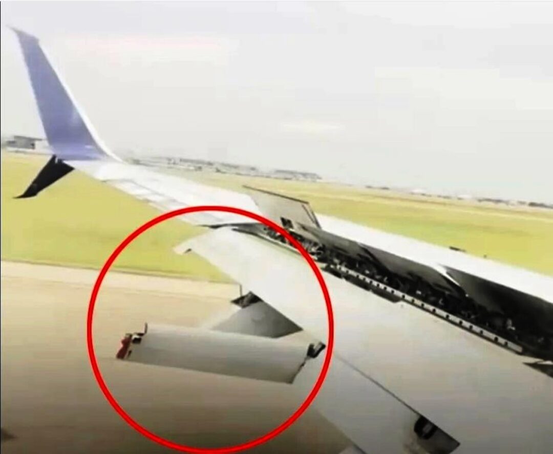 Quebra de parte do Flap da Asa do Boeing 737-800 da Delta_Imagem Internet
