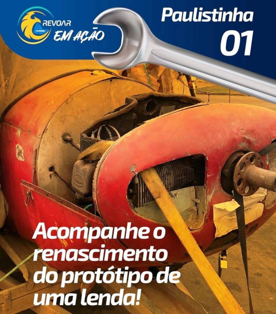 Restauro do 1o avião Paulistinha PP TBF_Foto Revoar