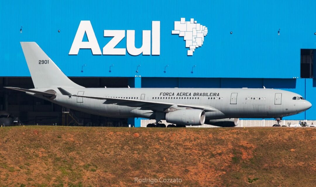 A-330-200 FAB 2901 sai da manutenção da Azul_Crédito Imagem Rodrigo Cozzato.