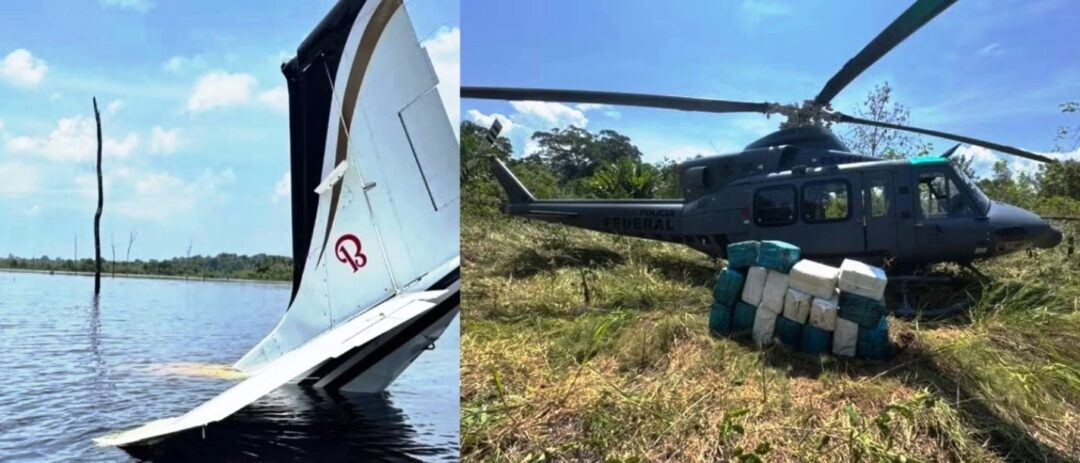Aviao-vindo-da-Venezuela-e-interceptado-pela-FAB-no-Amazonas_Imagem-divulgacao