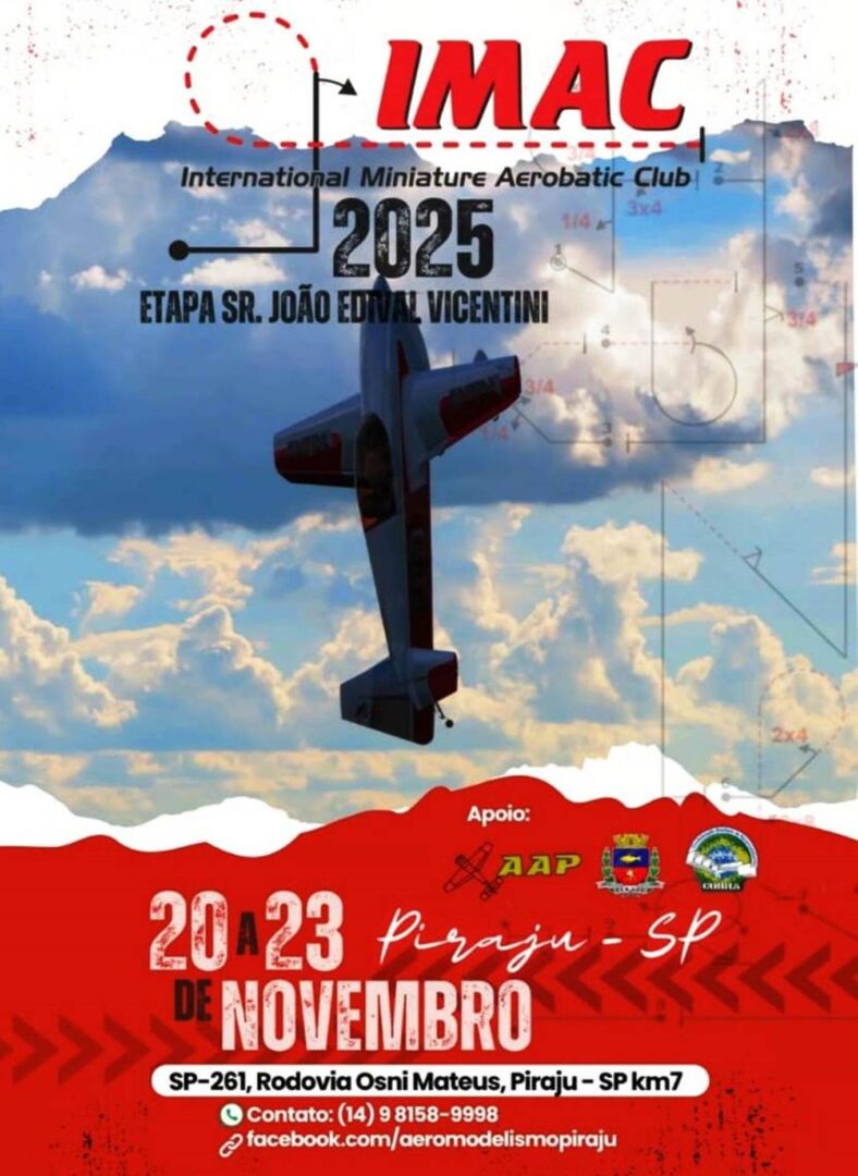 Evento de Aeromodelismo IMAC Piraju 2025