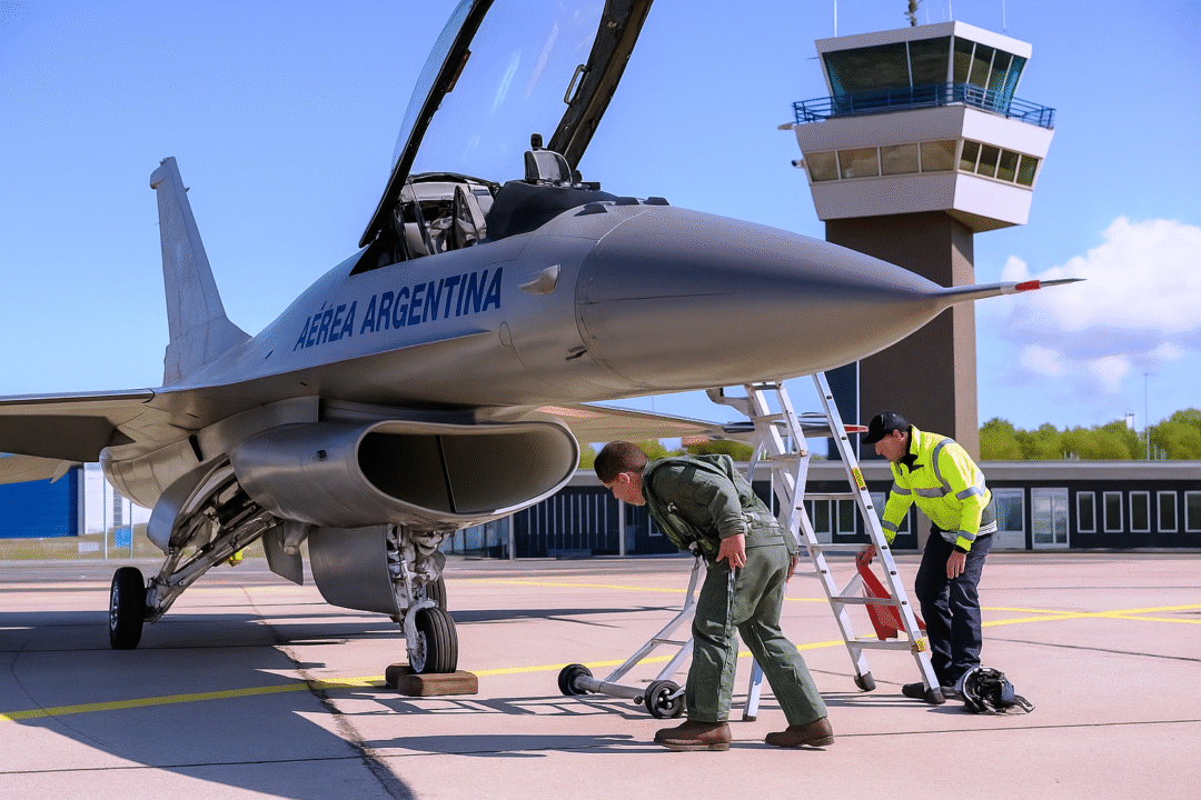 F-16 Falcon comprados pela Argentina e que terão limitação de radar_Foto Ilustrativa.