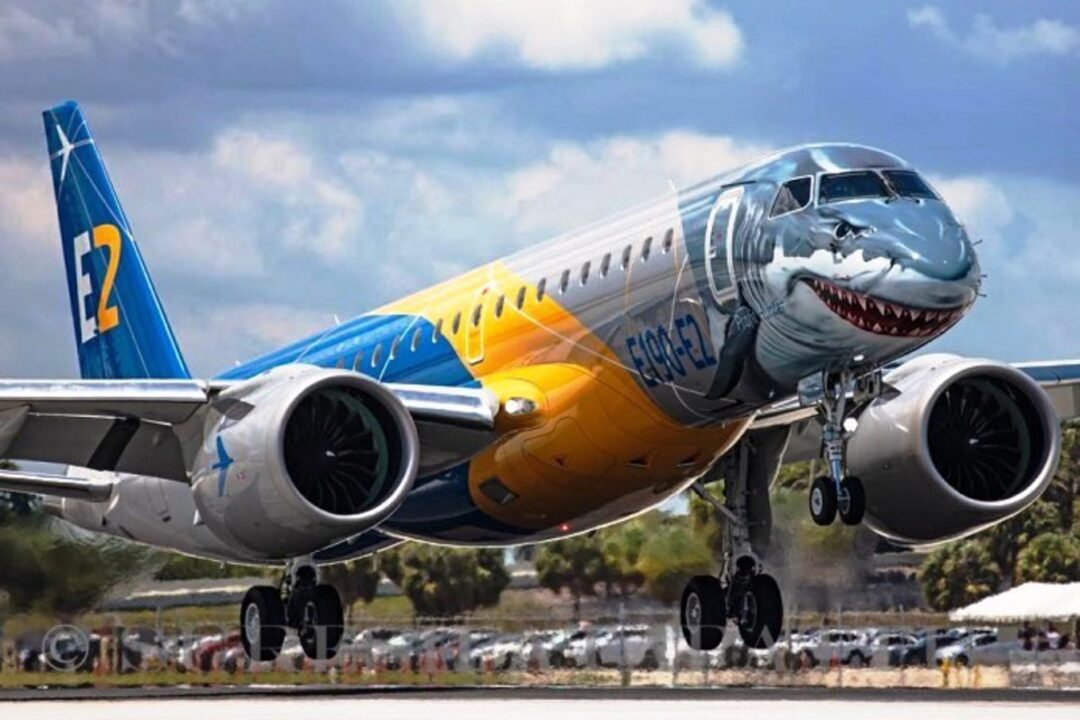 LATAM encomenda 24 aviões EMBRAER E-195 E2_Foto Embraer
