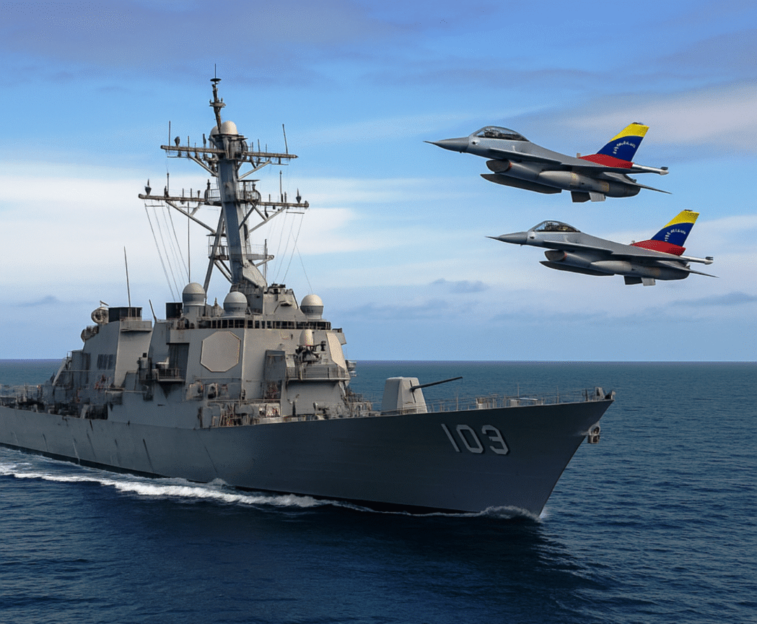 Pilotos Venezuelanos escaparam da morte ao voarem tão próximo_Imagem ilustrativa