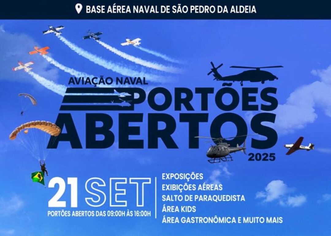 Portões Abertos da Aviação Naval 2025_Imagem Marinha do Brasil