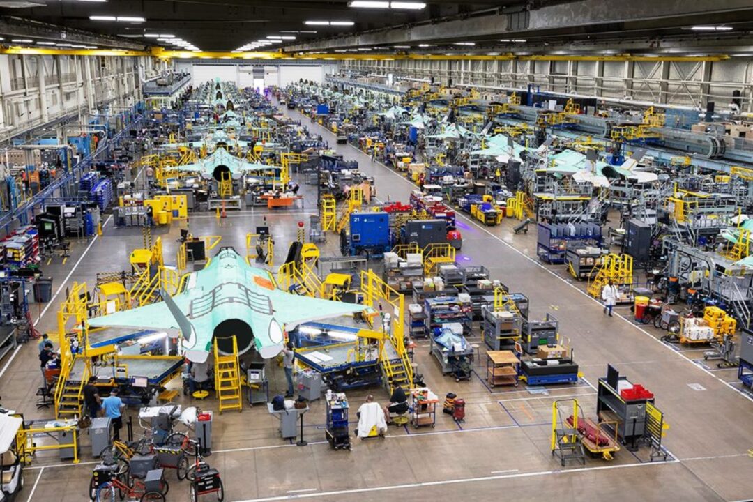 Fábrica da Lockheed Martin dos F-35 dos EUA_Imagem Lockheed Martin.