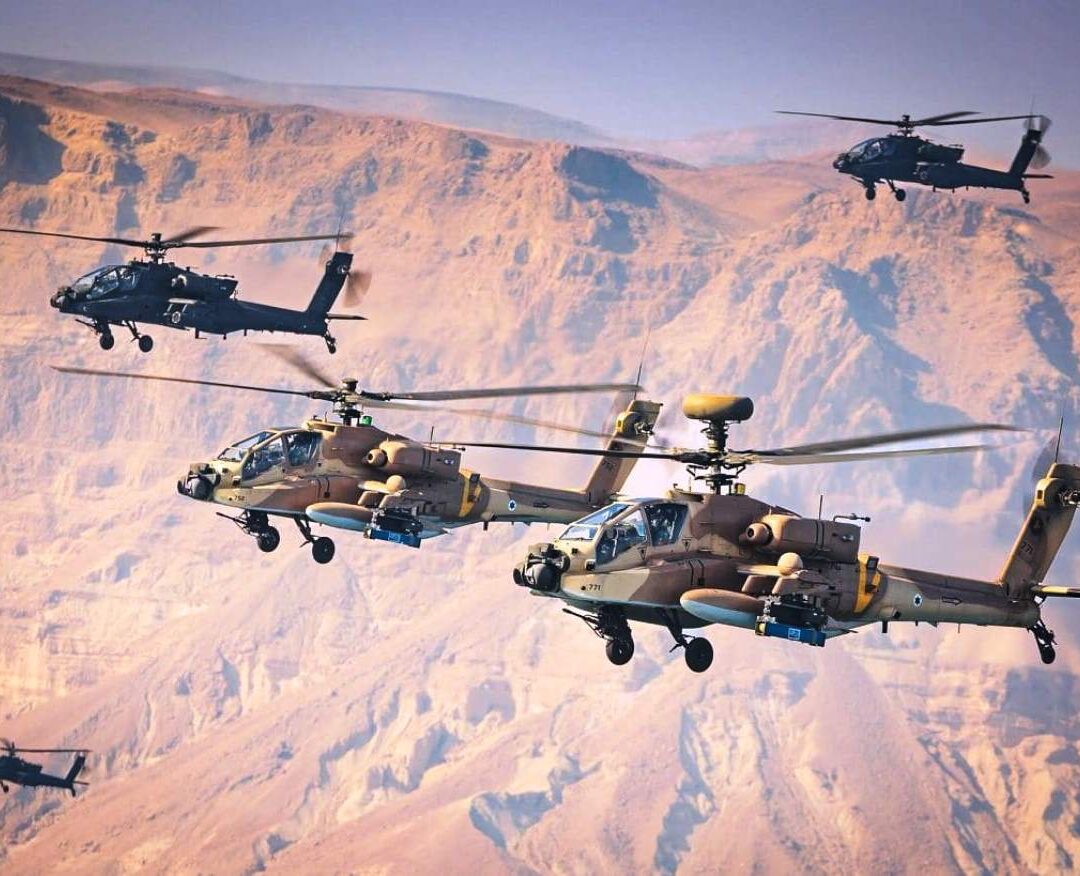 Israel compra 30 helicópteros Apache AH-64E dos Estados Unidos em pacote de US$ 6,4 bilhões