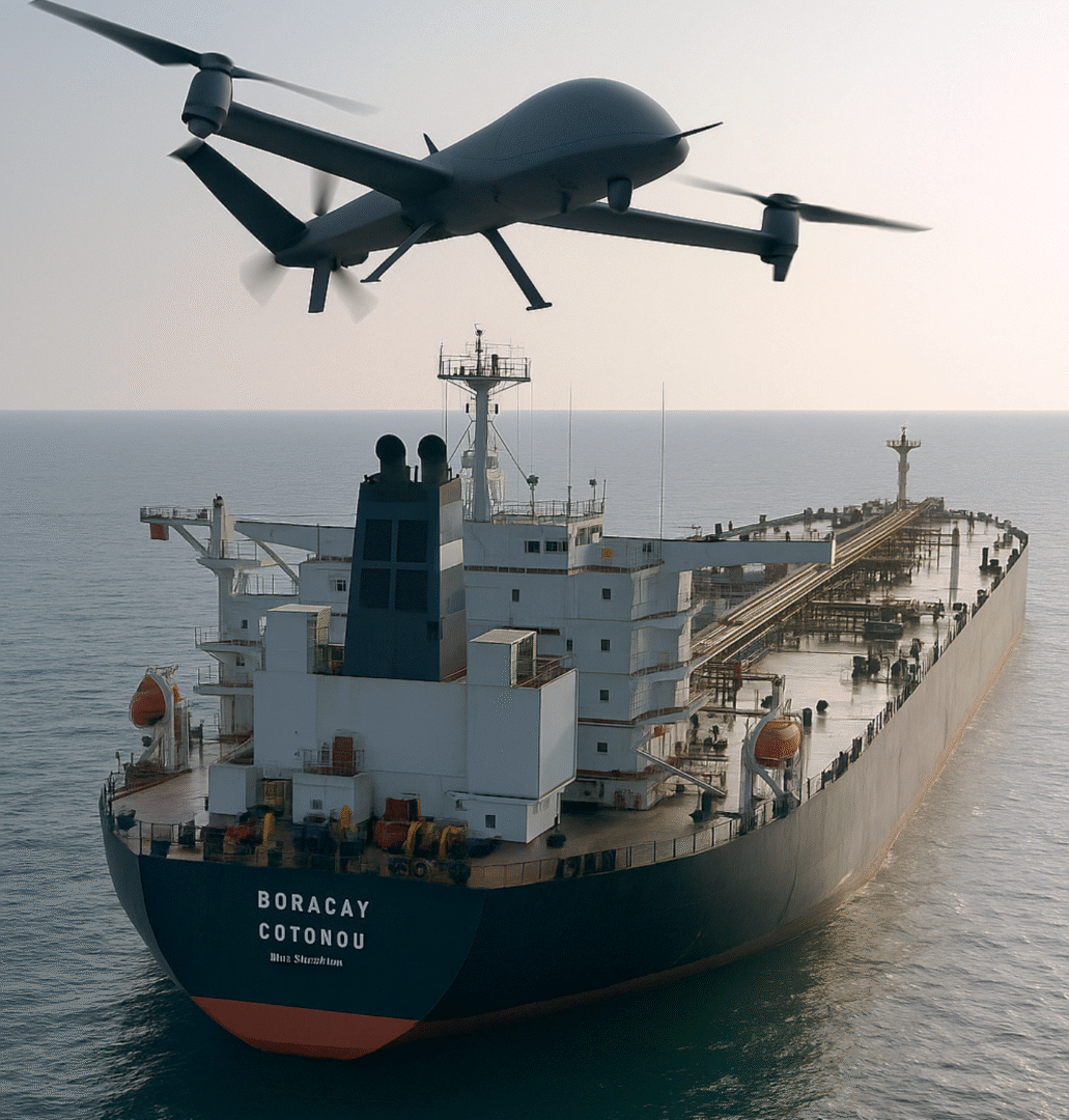 Navio Russo interceptado suspeito de lançar drones em paises da OTAN_Foto Ilustrativa